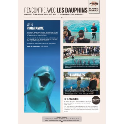 @Planète Sauvage Parc + Raid 4X4 ou Rencontre avec les Dauphins Saison 2025 e-billet