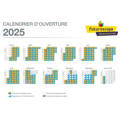 Futuroscope 1 jour ou 2 jours e.billet