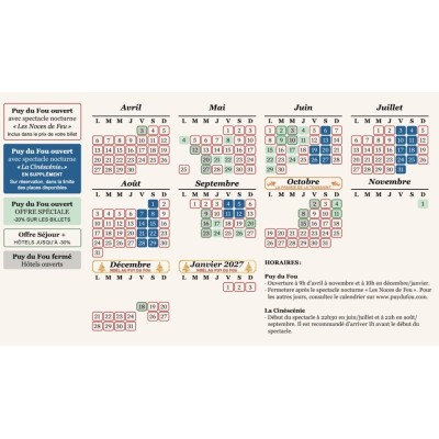 @Puy du Fou 2026-e-Billet non daté Grand Parc-OFFRE RESERVEE A NOS ADHERENTS