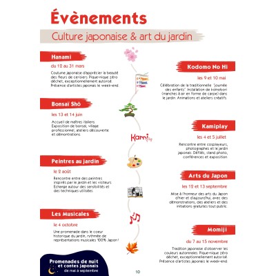 PARC ORIENTAL de Maulévrier - Saison 2026