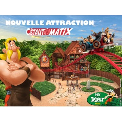@Parc Astérix Saison 2026 - billet 1 jour ou 2 jours non daté - Tarif unique adulte/enfant
