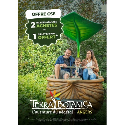 @Terra Botanica Angers Offre Spéciale Rentrée 2026