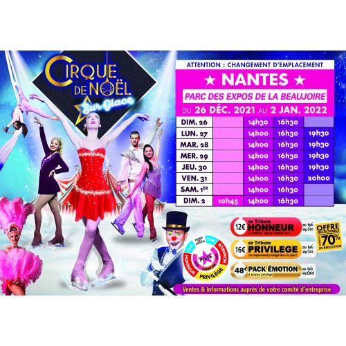 Grand Cirque de Noël du 26 décembre 2021 au 2 janvier 2022